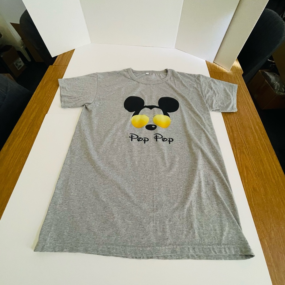 Gray Pop Pop mens T-Shirt